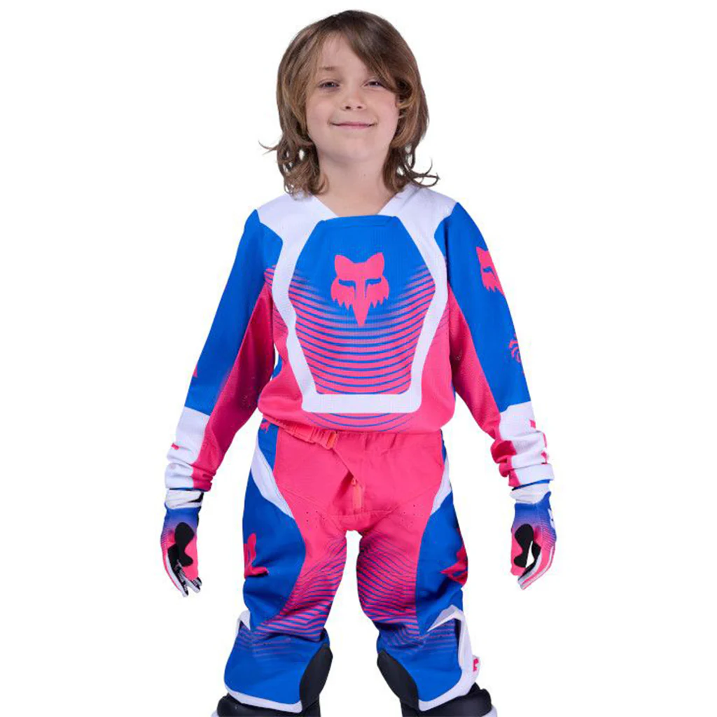 Fox - 2026 Youth 180 Collect Blue/Pink Jersey - Image 3