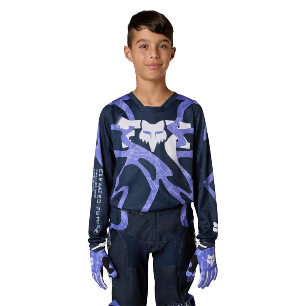 Fox - 2026 Youth 180 Diffuse Blue/Purple SE Jersey - Image 3