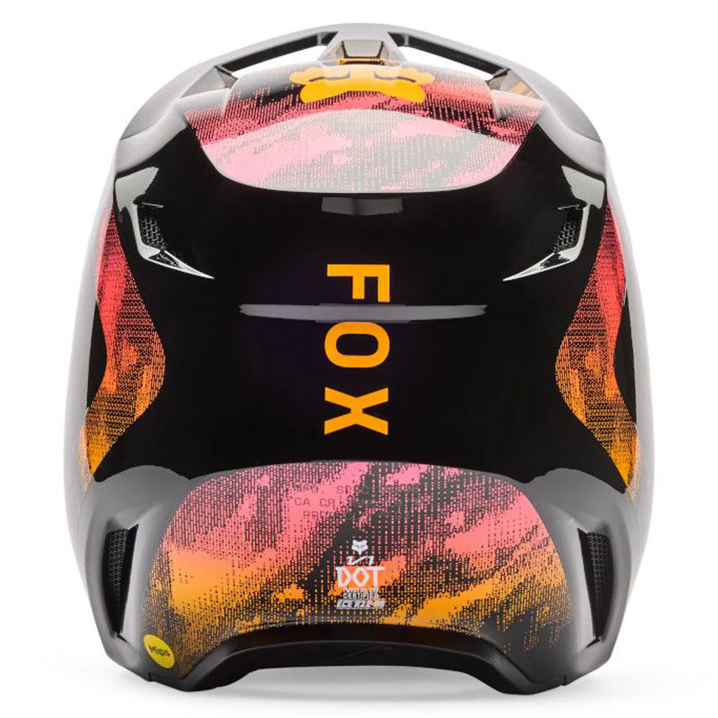 Fox - 2026 Youth V1 Kairos Tangerine Helmet - Image 4