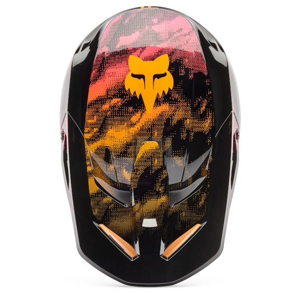 Fox - 2026 Youth V1 Kairos Tangerine Helmet - Image 5