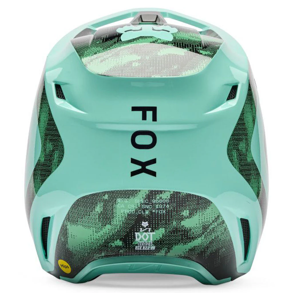 Fox - 2026 Youth V1 Kairos Turquoise Helmet - Image 4