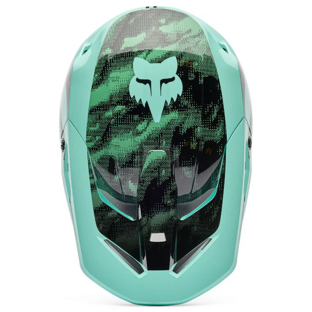 Fox - 2026 Youth V1 Kairos Turquoise Helmet - Image 5