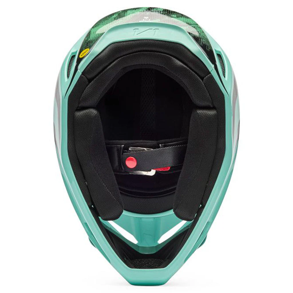 Fox - 2026 Youth V1 Kairos Turquoise Helmet - Image 6