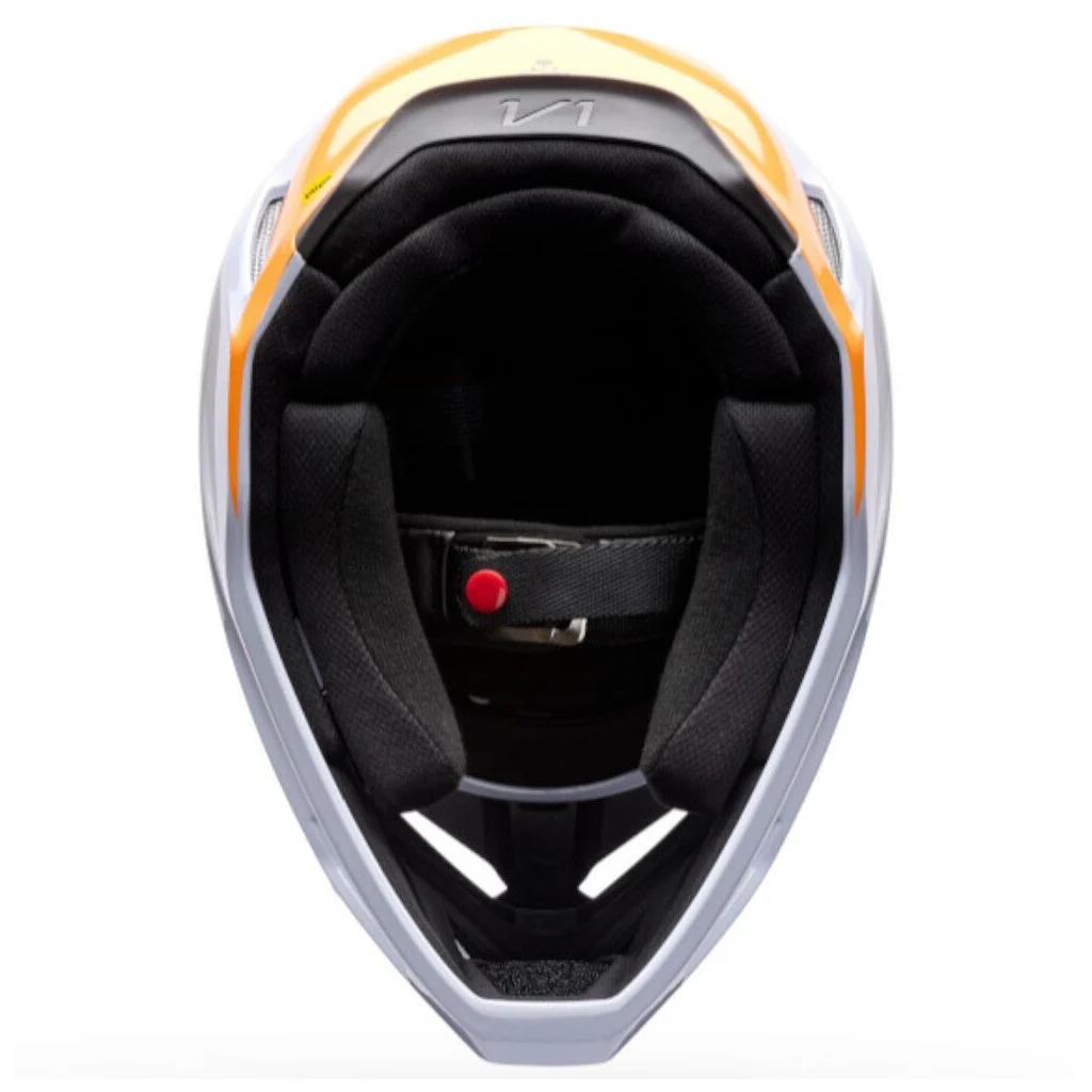 Fox - 2026 Youth V1 Noble Black/White Helmet - Image 6