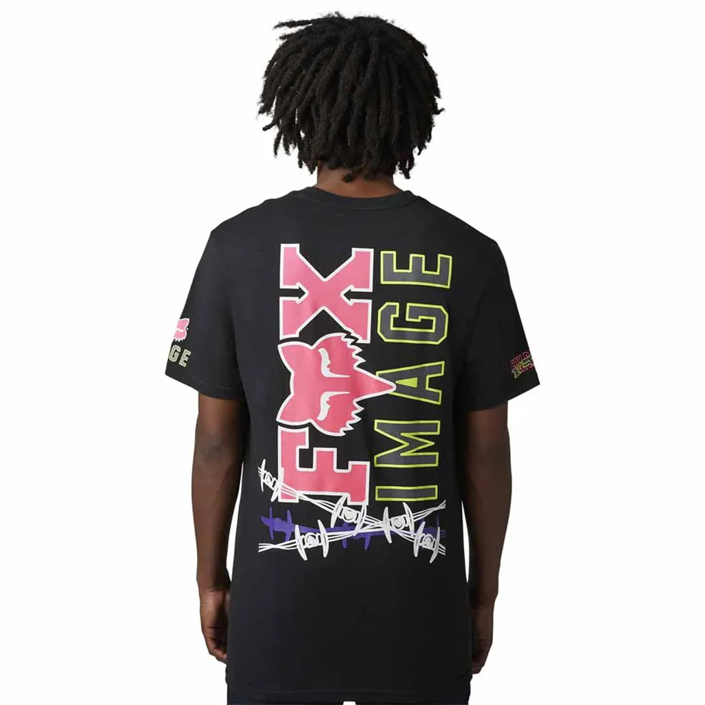 Fox - Barb Wire Premium Black Tee - Image 2