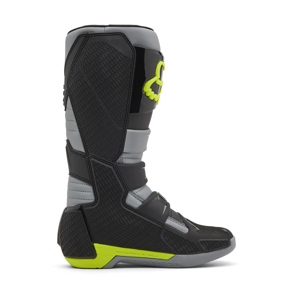 Fox - 2025 Comp Grey/Yellow MX Boots - Image 3