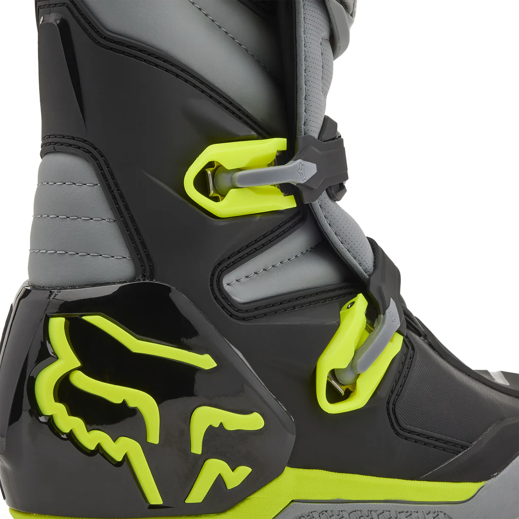 Fox - 2025 Comp Grey/Yellow MX Boots - Image 6
