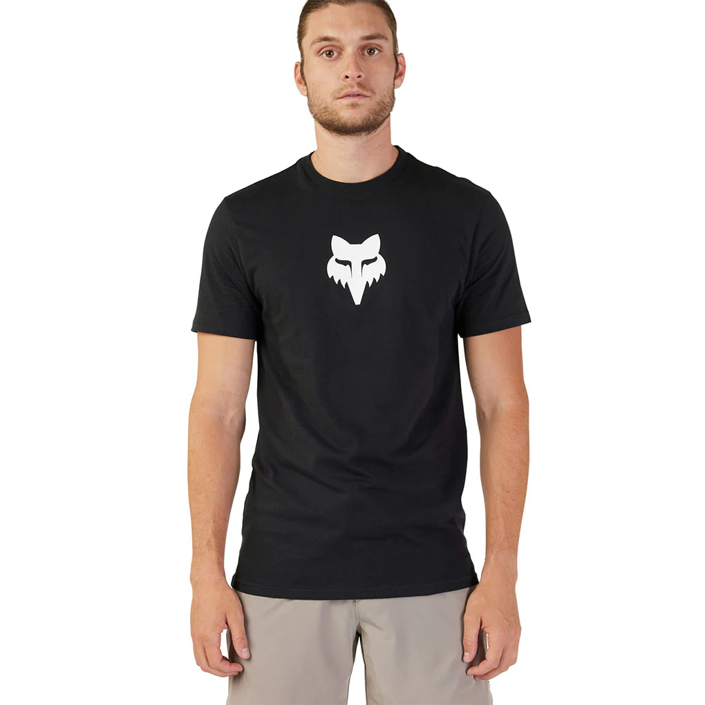 Fox - Fox Head Black/White Tee - Image 2