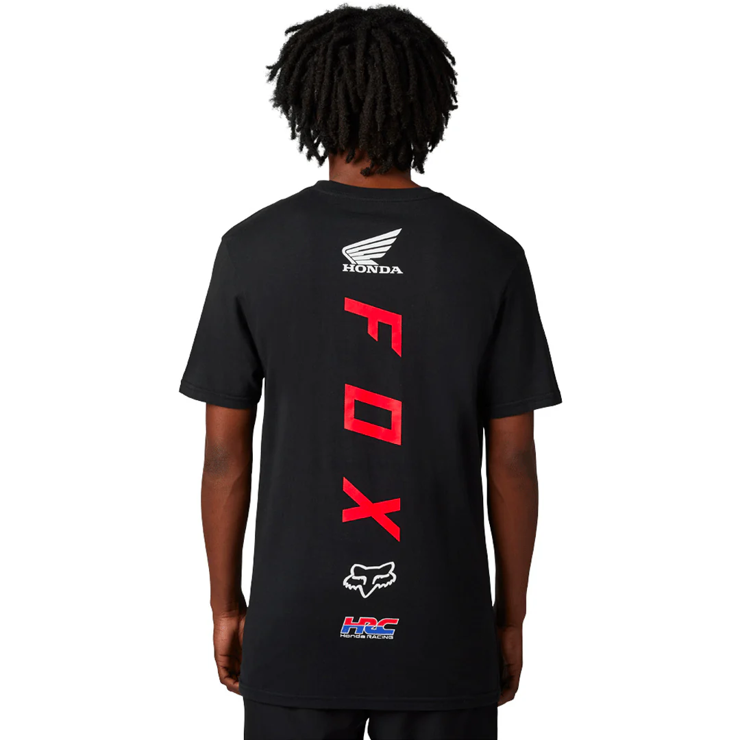 Fox - Fox X Honda Black Tee - Image 2