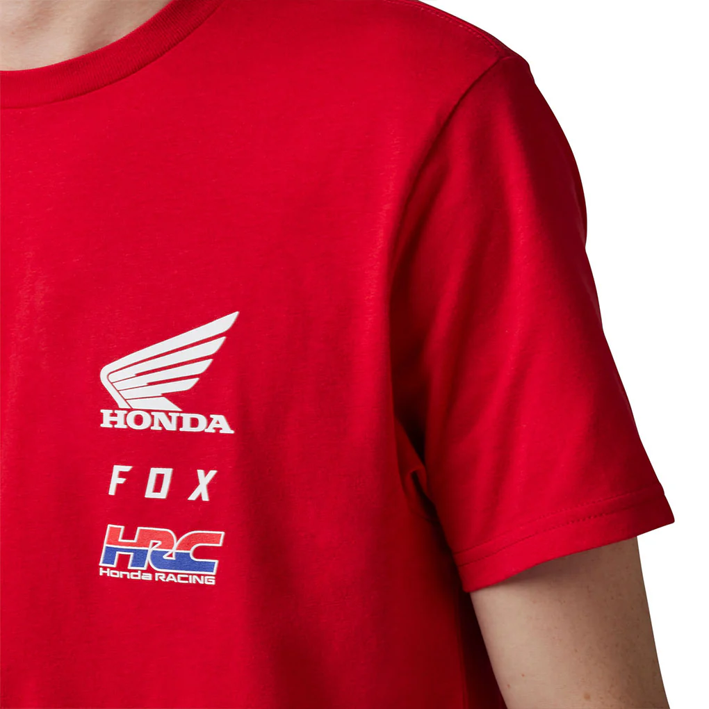 Fox - Fox X Honda Red Tee - Image 4
