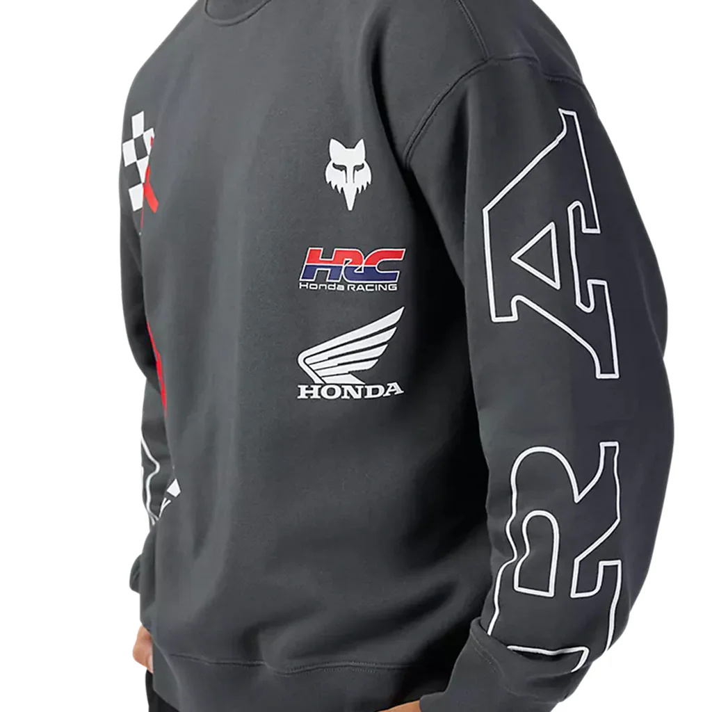 Fox - Honda Oversized Dark Shadow Crew Sweatshirt - Image 3
