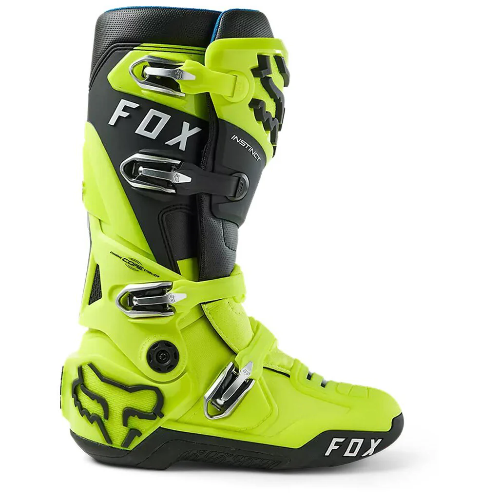 Fox - Instinct 2.0 Flo Yellow MX Boots - Image 3