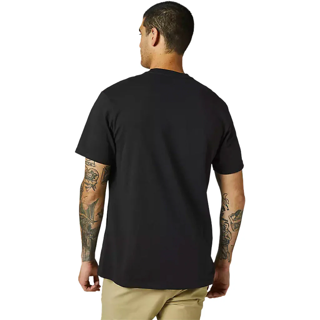 Fox - Legacy Fox Head Black/Black Tee - Image 2