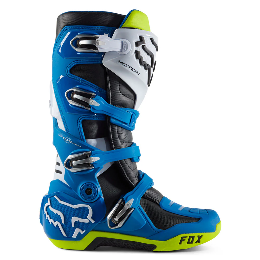 Fox - Motion Blue/Yellow MX Boots - Image 2
