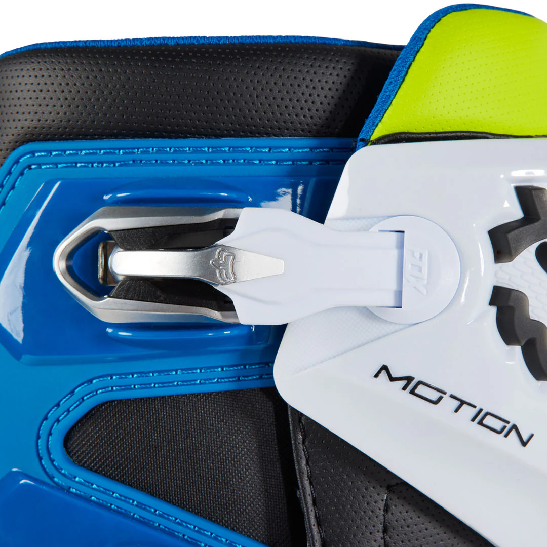 Fox - Motion Blue/Yellow MX Boots - Image 7