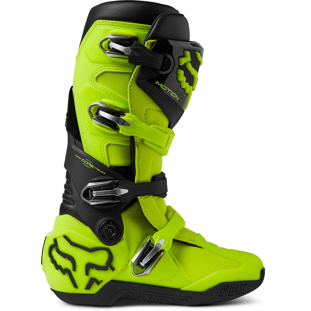 Fox - 2025 Motion Flo Yellow MX Boots - Image 2