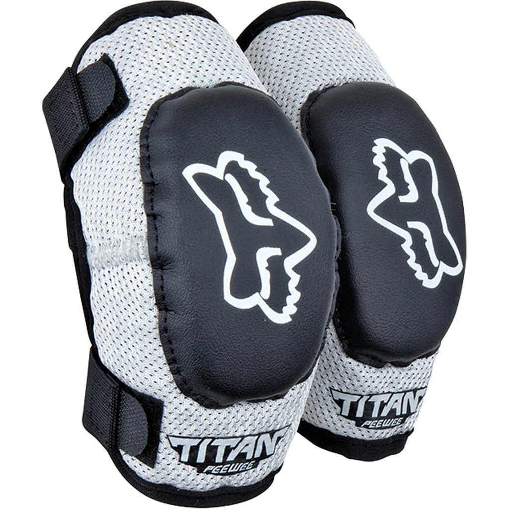 Fox - PeeWee Titan Black/Silver Elbow Guard - Image 3