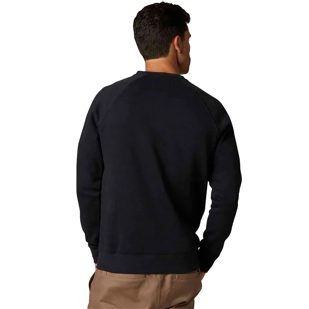 Fox - Pinnacle Black/White Crew Jumper - Image 3