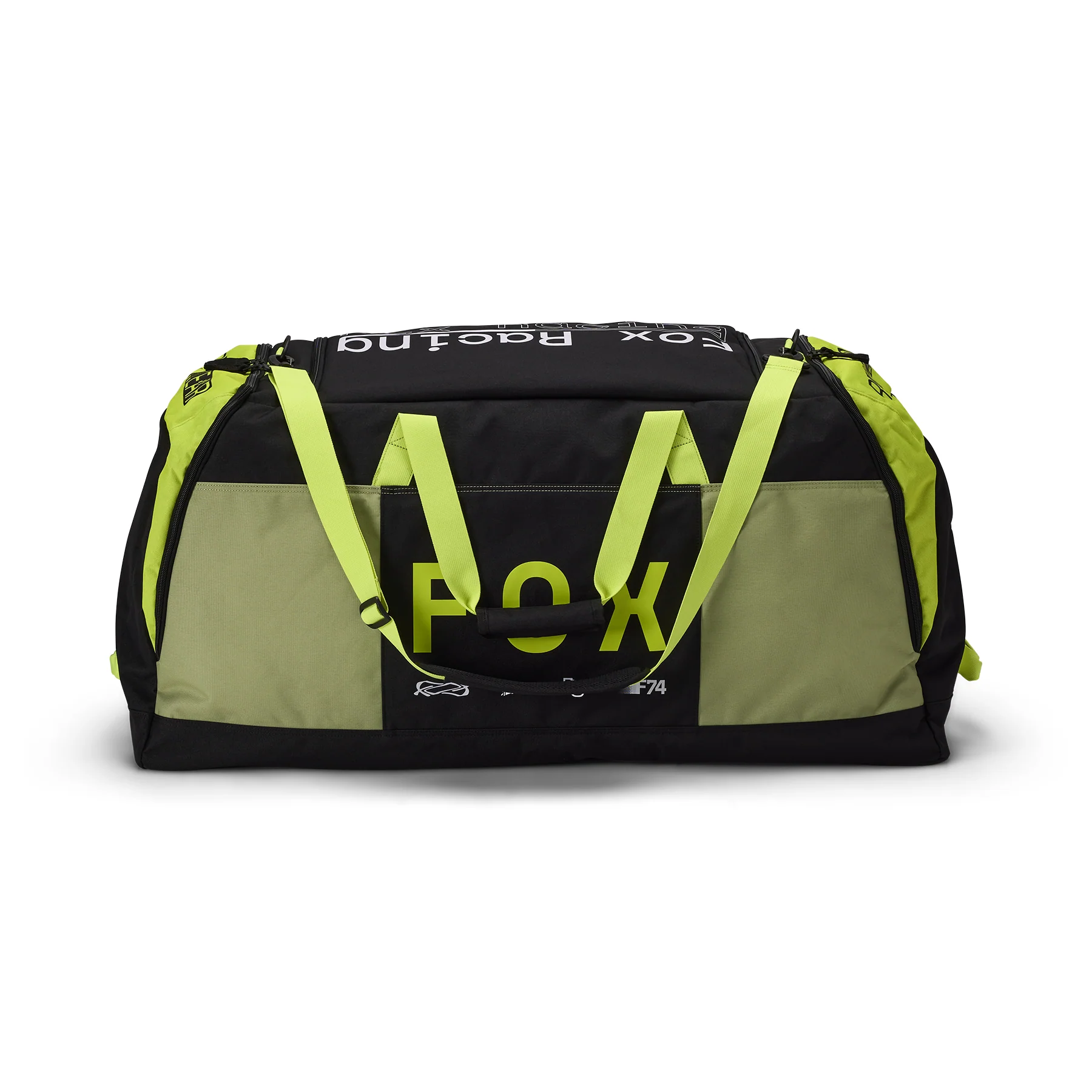 Fox - 2025 Race Spec Podium 180 Purple/Green Duffle Bag - Image 2