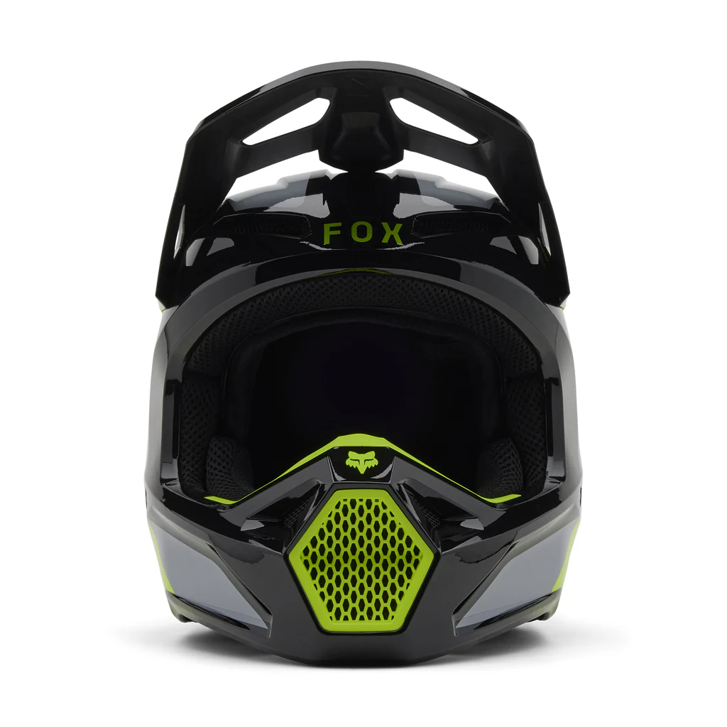 Fox - 2025 V1 Grey/Yellow Lean Helmet - Image 3