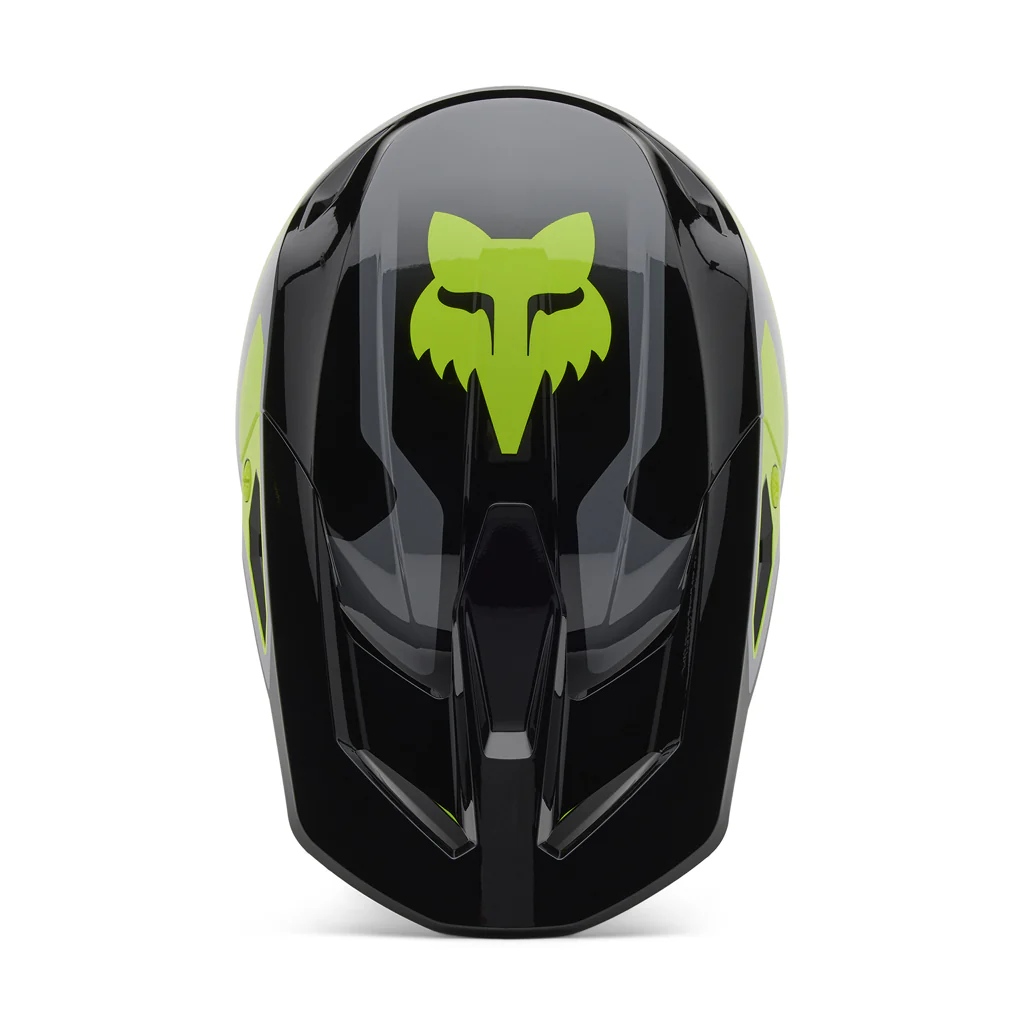 Fox - 2025 V1 Grey/Yellow Lean Helmet - Image 4