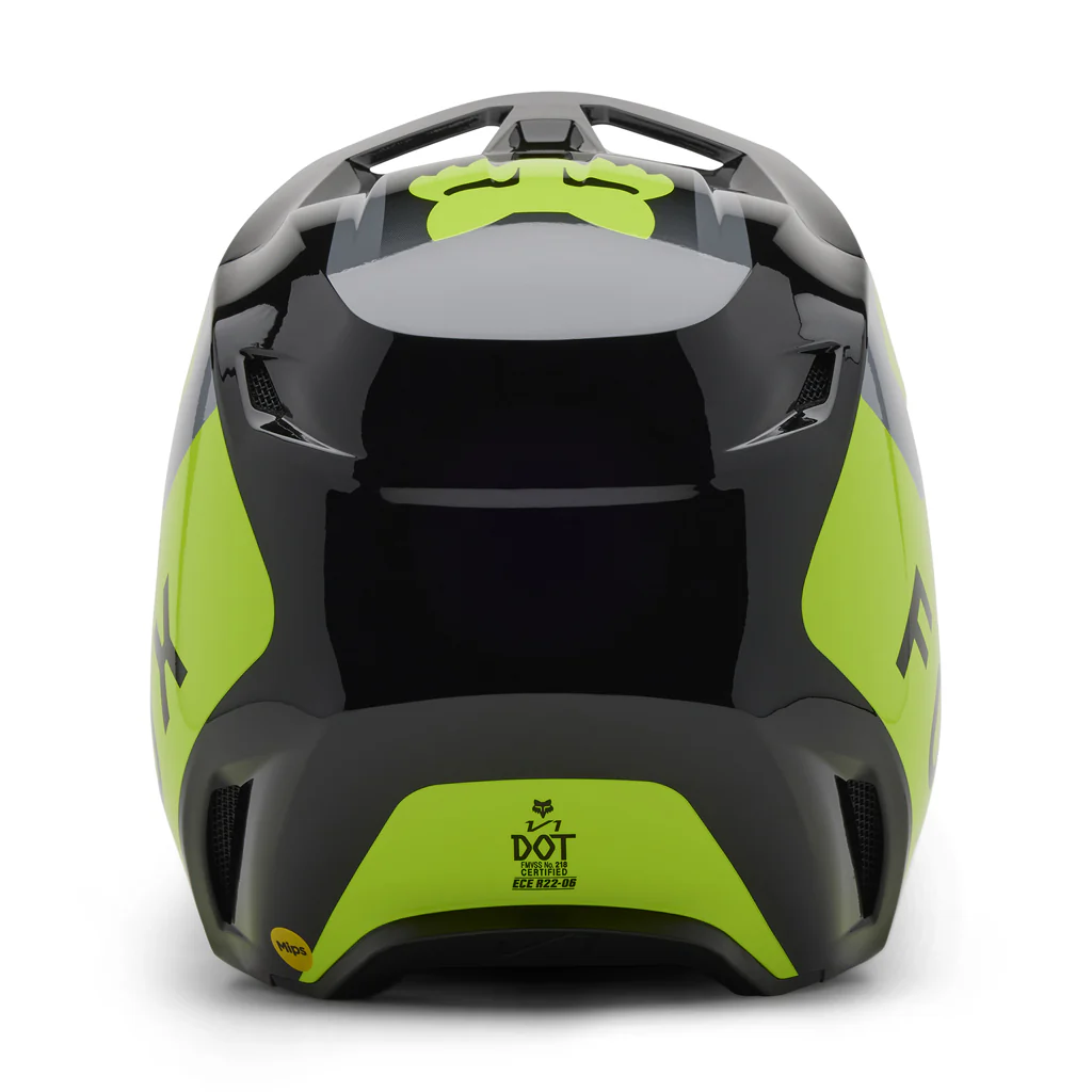 Fox - 2025 V1 Grey/Yellow Lean Helmet - Image 5