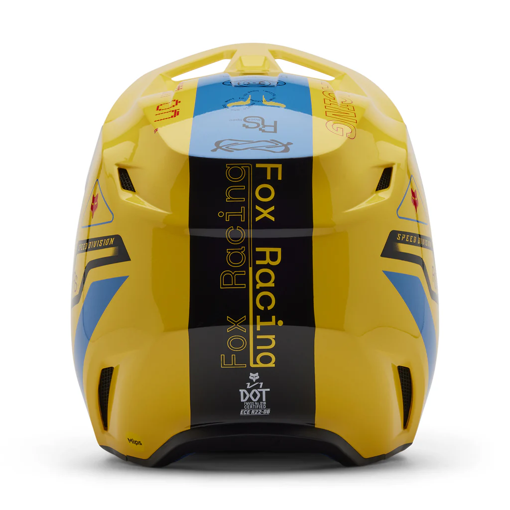 Fox - 2025 V1 Race Spec Yellow Helmet - Image 5