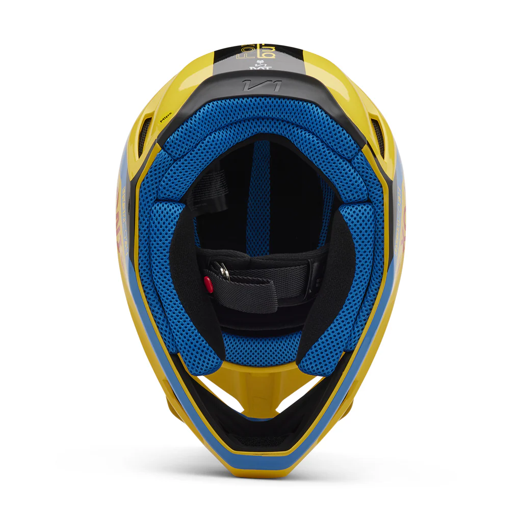 Fox - 2025 V1 Race Spec Yellow Helmet - Image 6