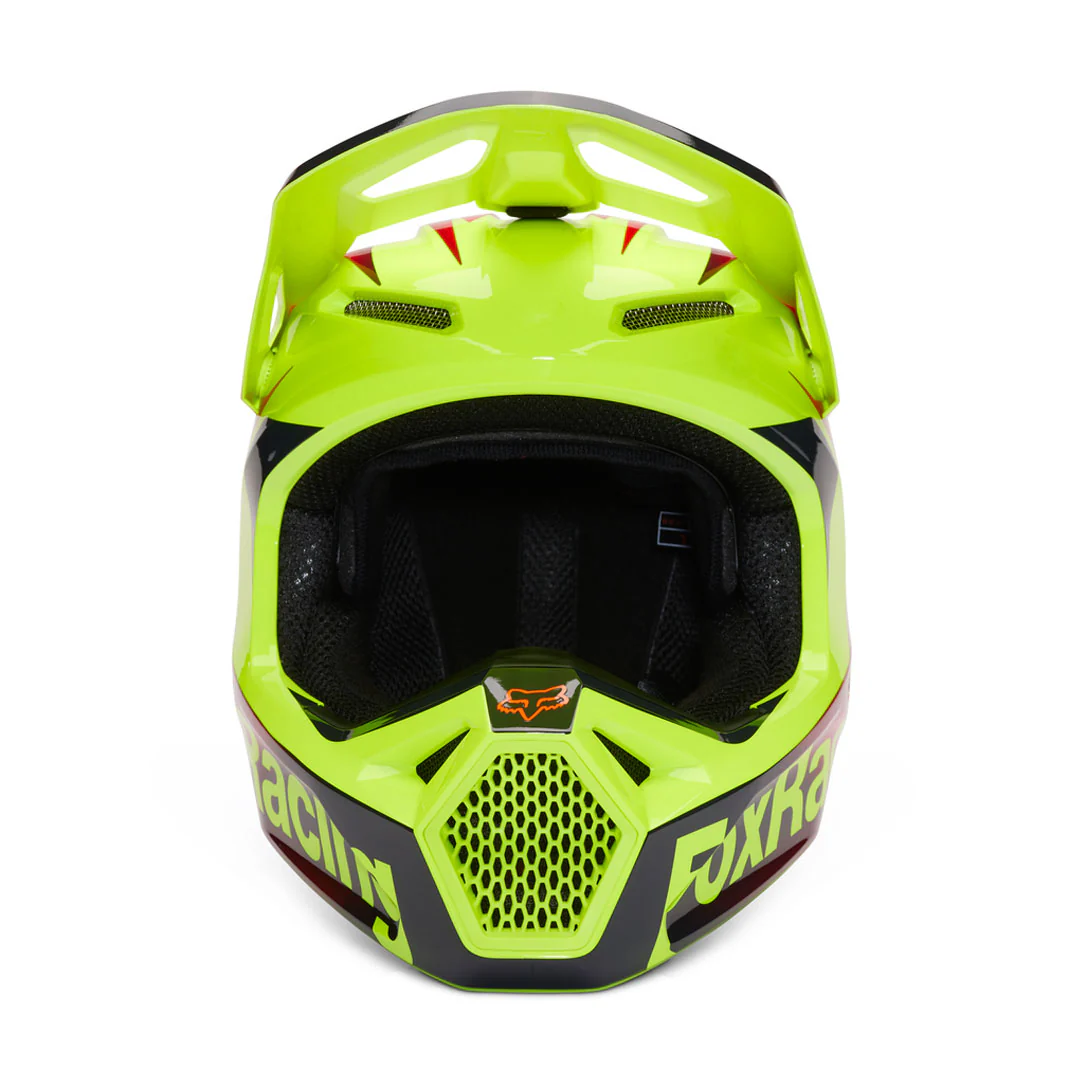 Fox - 2024 V1 Statk Yellow/Red Helmet - Image 5