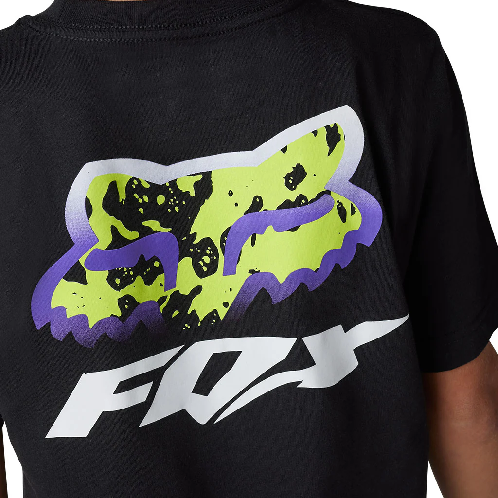 Fox - Youth Morphic Black Tee - Image 4