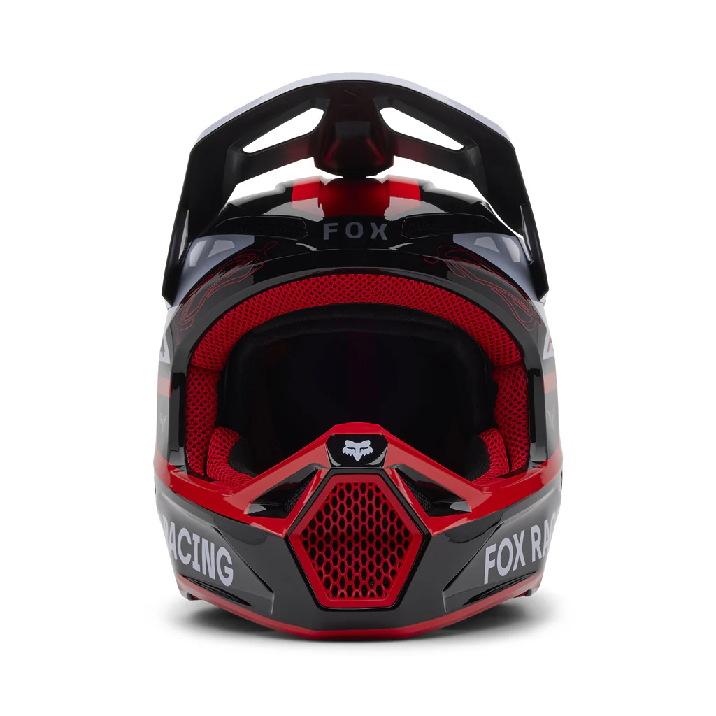 Fox - 2025 Youth V1 Red Race Spec Helmet - Image 3