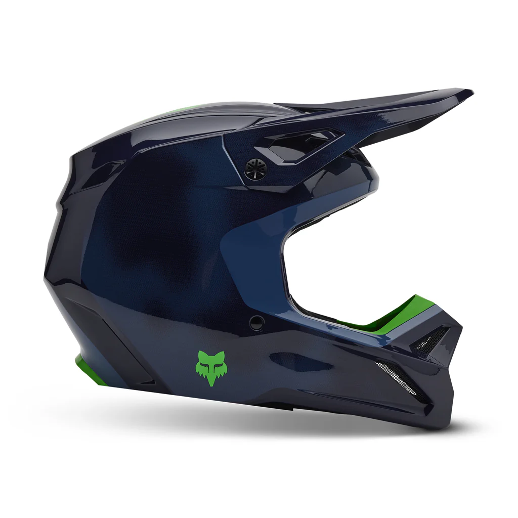 Fox - 2025 Youth V1 Navy Taunt Helmet - Image 2