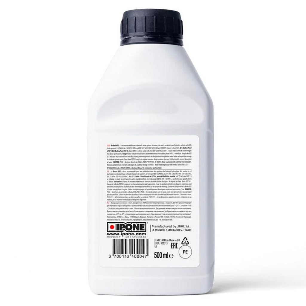 IPONE - DOT 5.1 Brake Fluid - 500ml - Image 2