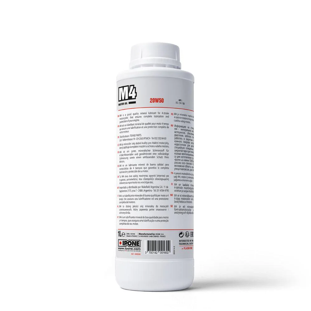 IPONE - M4 Motor Oil (20w 50) - 1L - Image 2