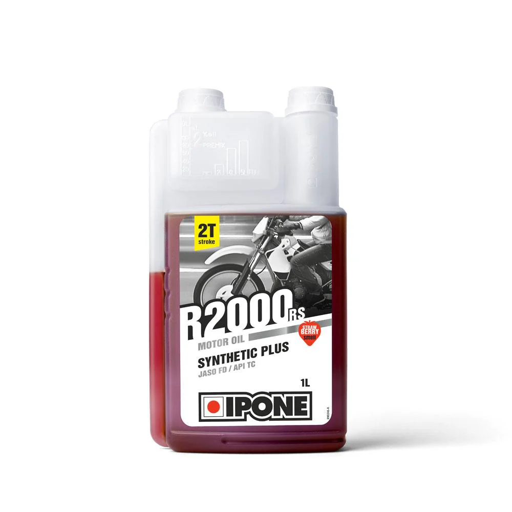 IPONE - R2000 RS Strawberry Scented 2 Stroke Oil - 1L - Image 2