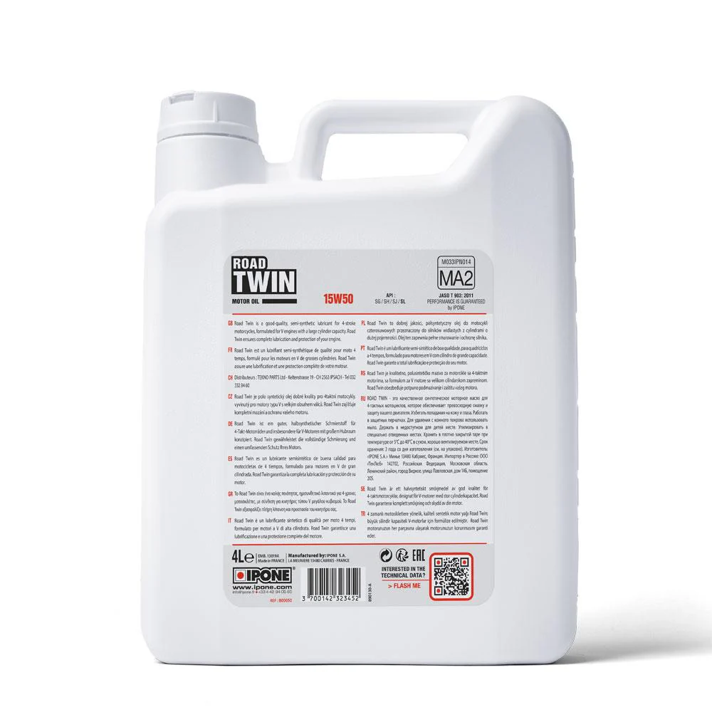 IPONE - Road Twin Oil (15w 50) - 4L - Image 3