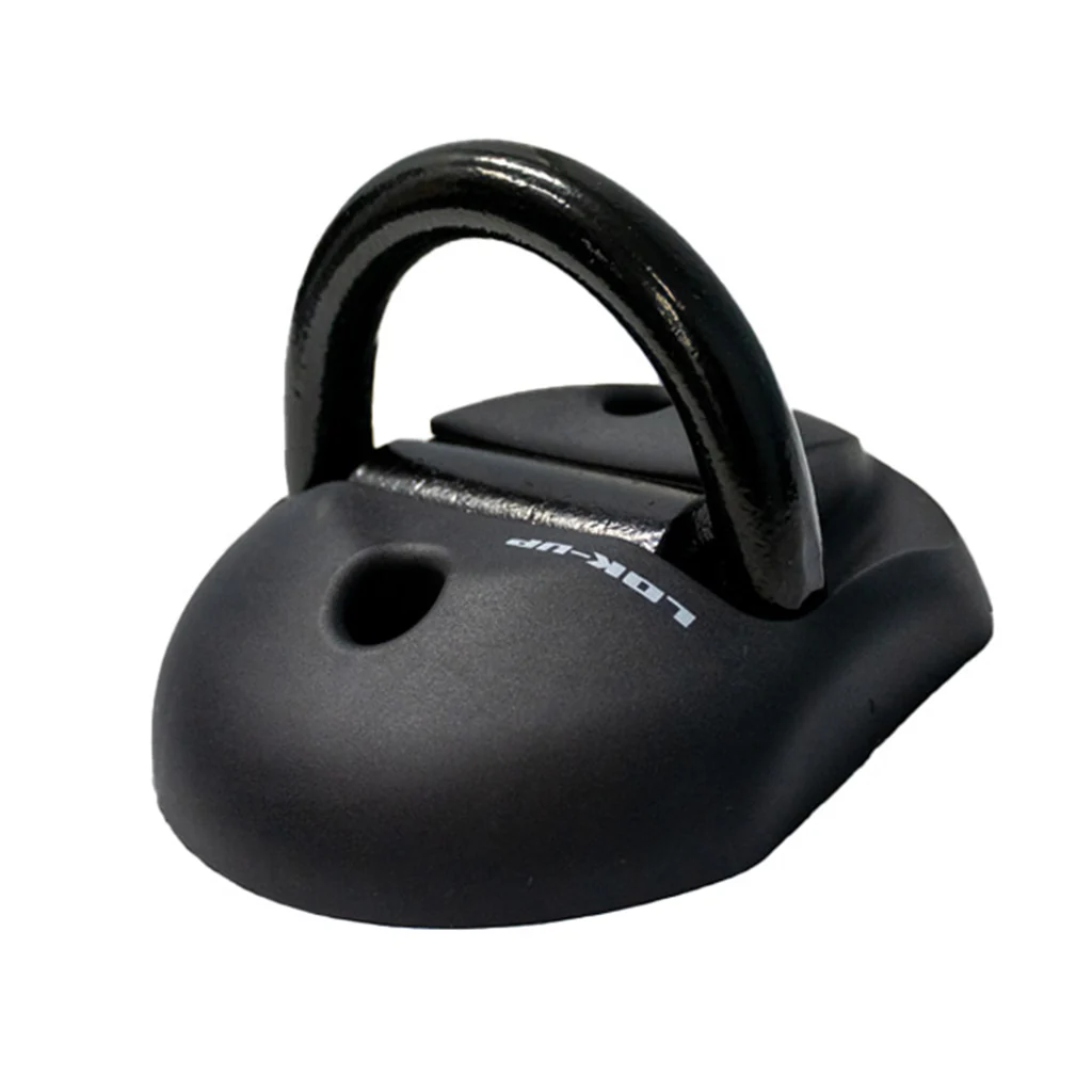 Lok Up - Heavy Duty 75mm Black Floor Mount