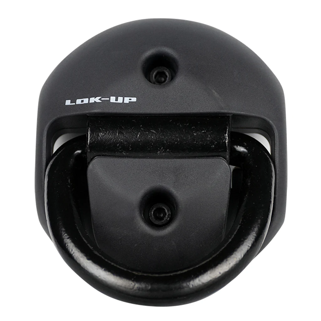 Lok Up - Heavy Duty 75mm Black Floor Mount - Image 2