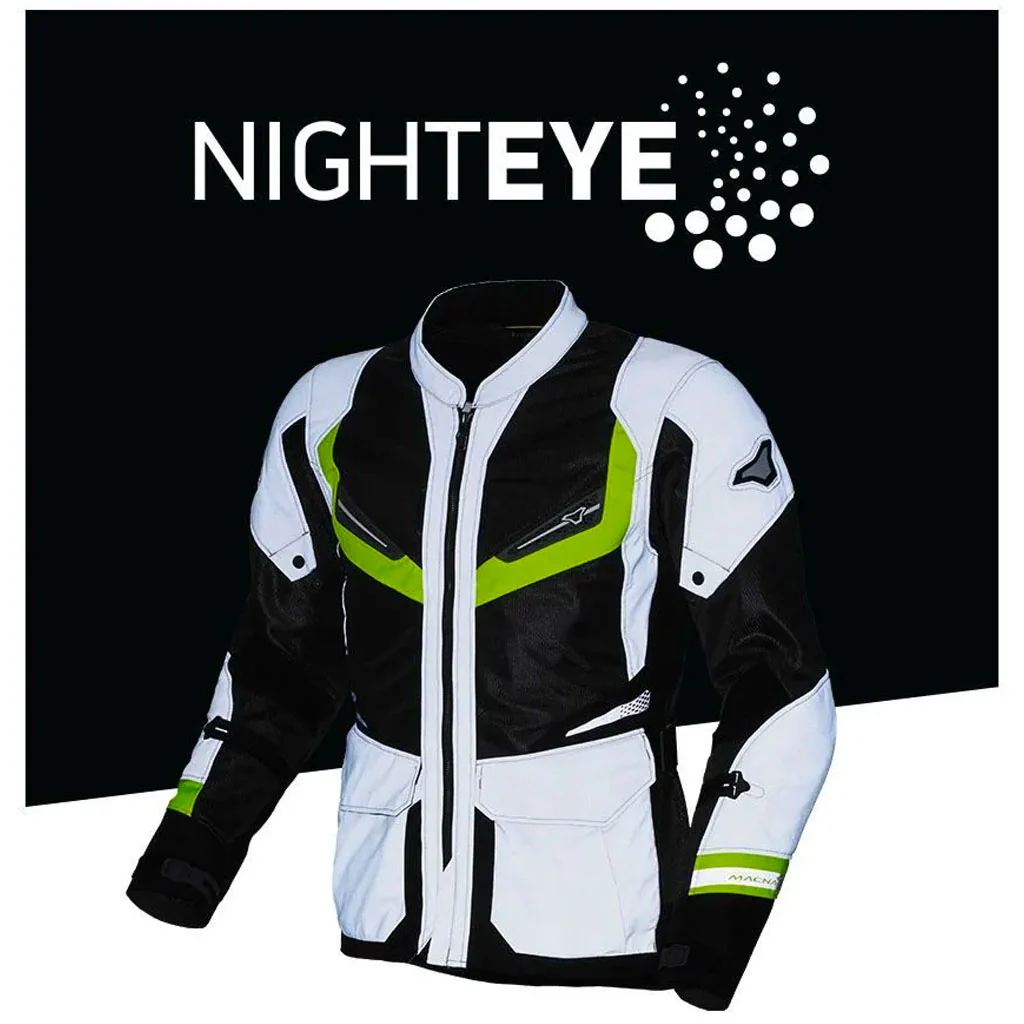 Macna - Aerocon Nighteye Black/Grey Adventure Jacket - Image 3