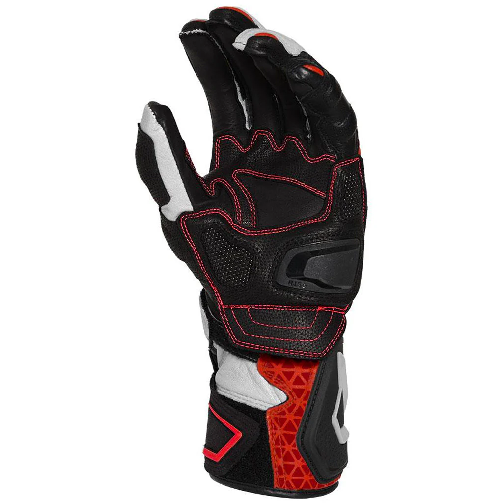 Macna - Track R Orange/White Gloves - Image 2