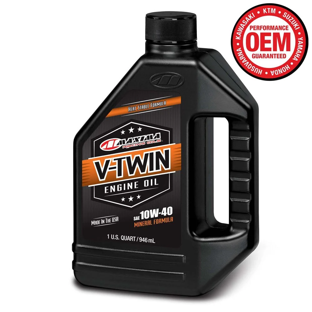 Maxima - V-Twin Mineral 10W40 Oil - 1L
