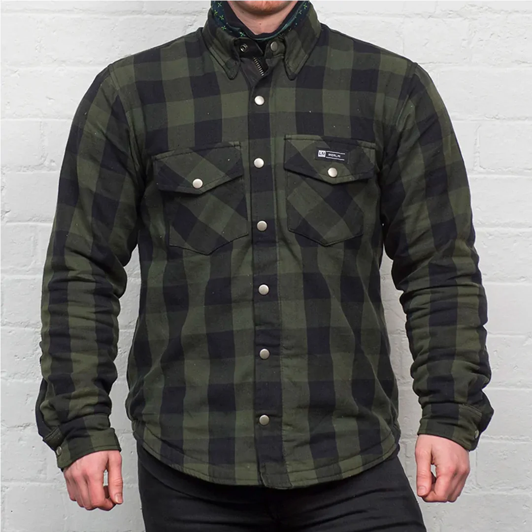 Merlin - Axe Kevlar Green Riding Shirt - Image 2