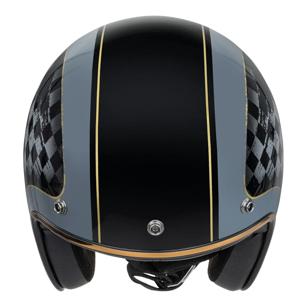 Merlin - Blackbird Racer Black Open Face Helmet - Image 6