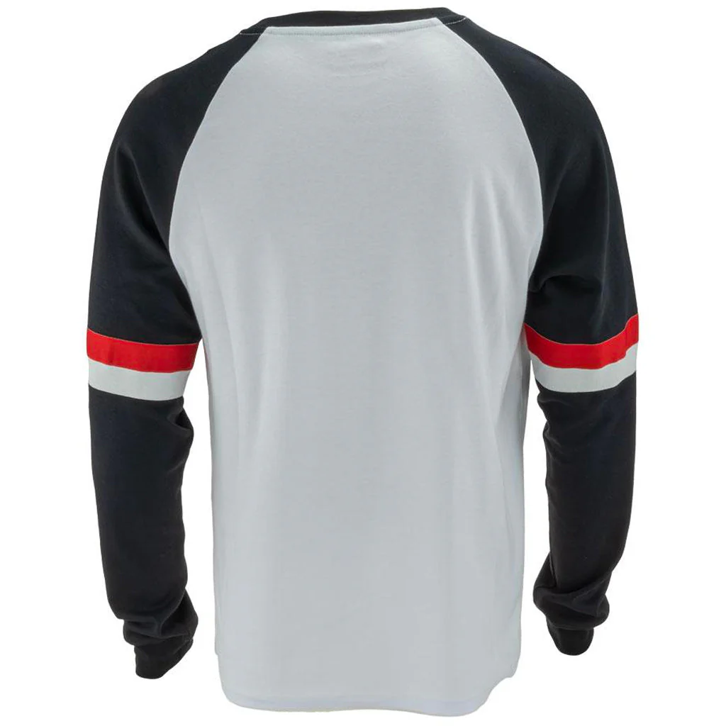 Merlin - Durham White/Black LS Tee - Image 3