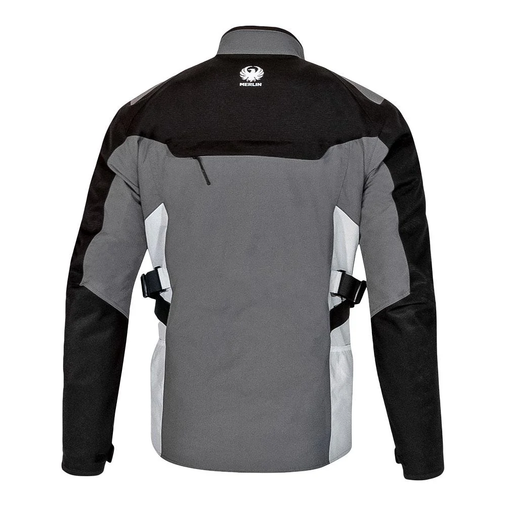 Merlin - Navar Laminated D3O Black/Grey Jacket - Image 2