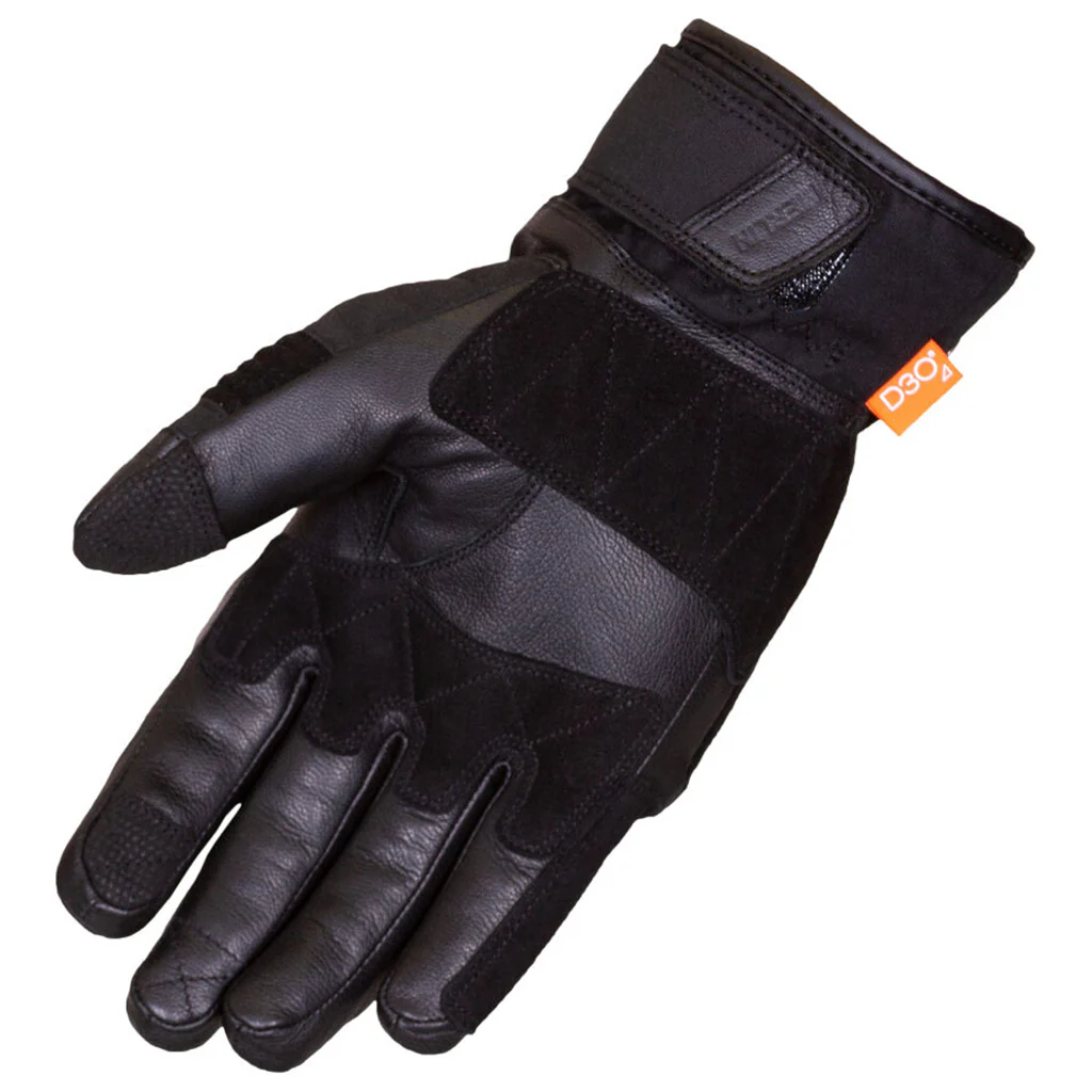 Merlin - Ranton D3O Wax Leather WP Black Gloves - Image 3