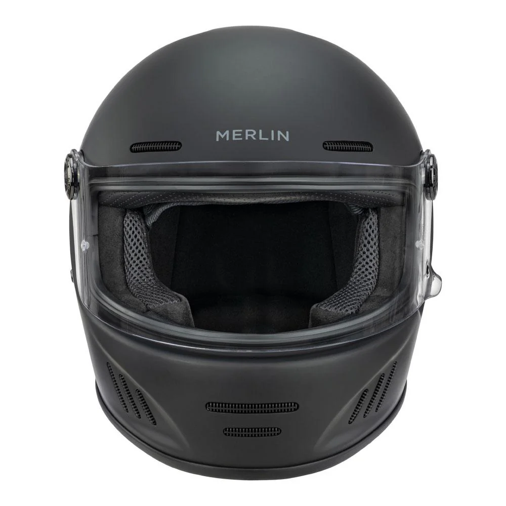 Merlin - Revival Matt Black Full Face Helmet - Image 3