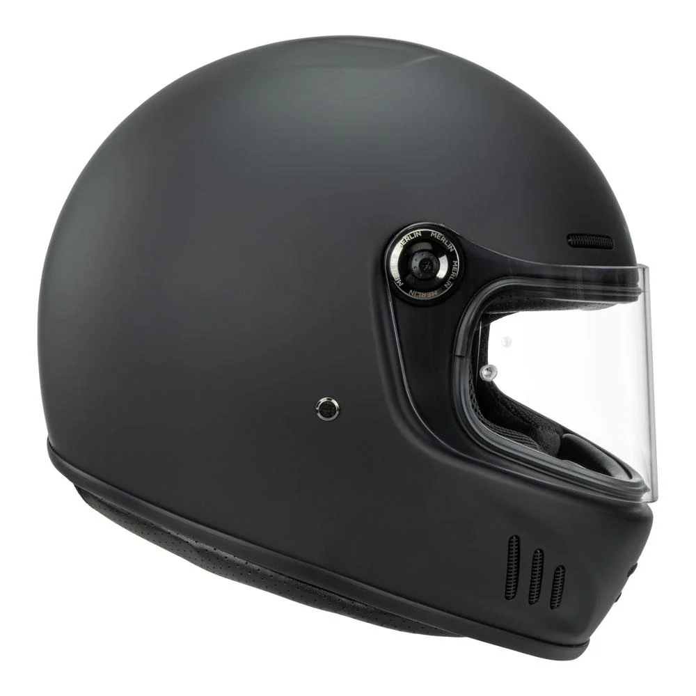 Merlin - Revival Matt Black Full Face Helmet - Image 4