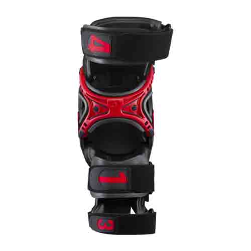 Mobius - X8 Grey/Red Knee Braces (Pair) - Image 4
