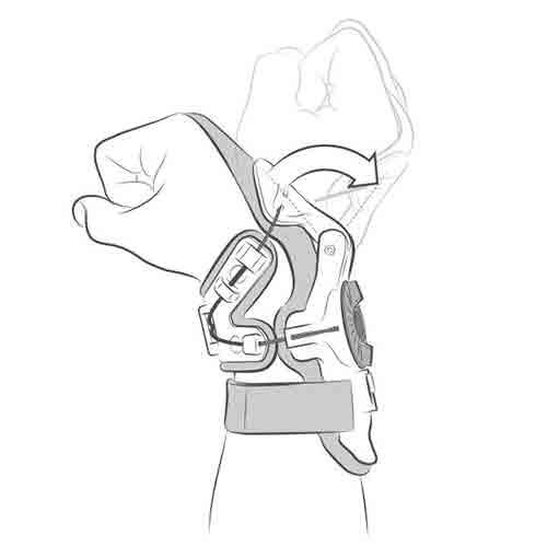 Mobius - X8 White Wrist Brace - Image 5